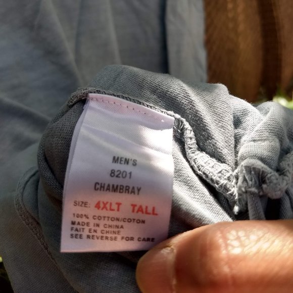 woolrich light blue grey cotton short sleeve tshirt EUC - Picture 5 of 8